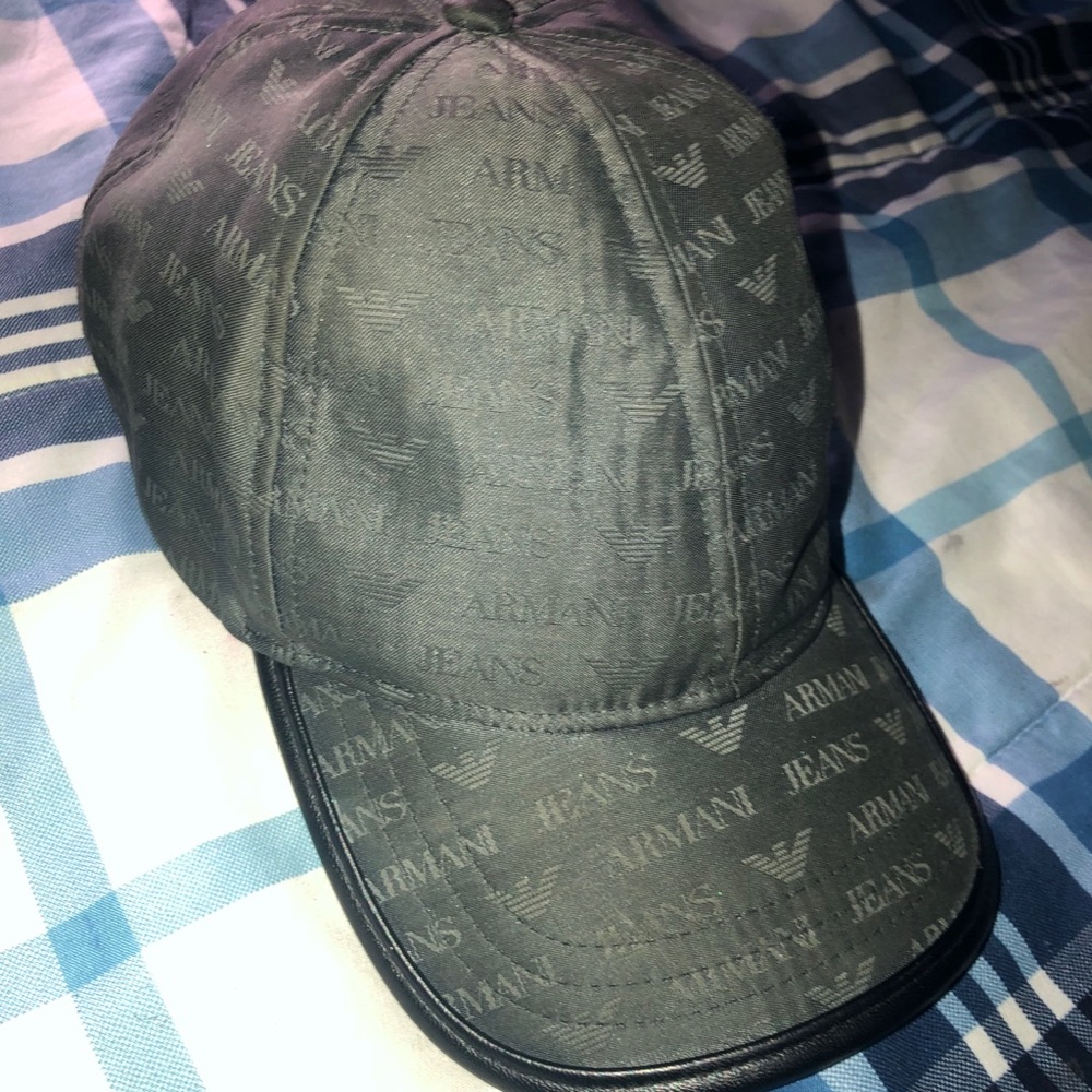 Gray Armani Jeans Cap